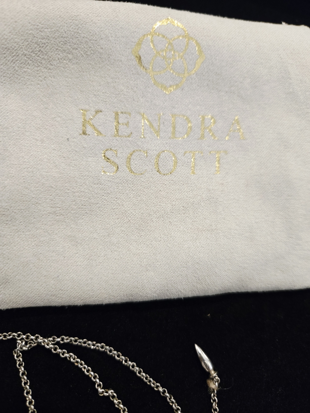 Kendra Scott Silver Spike Pendant Necklace - Picture 2 of 6